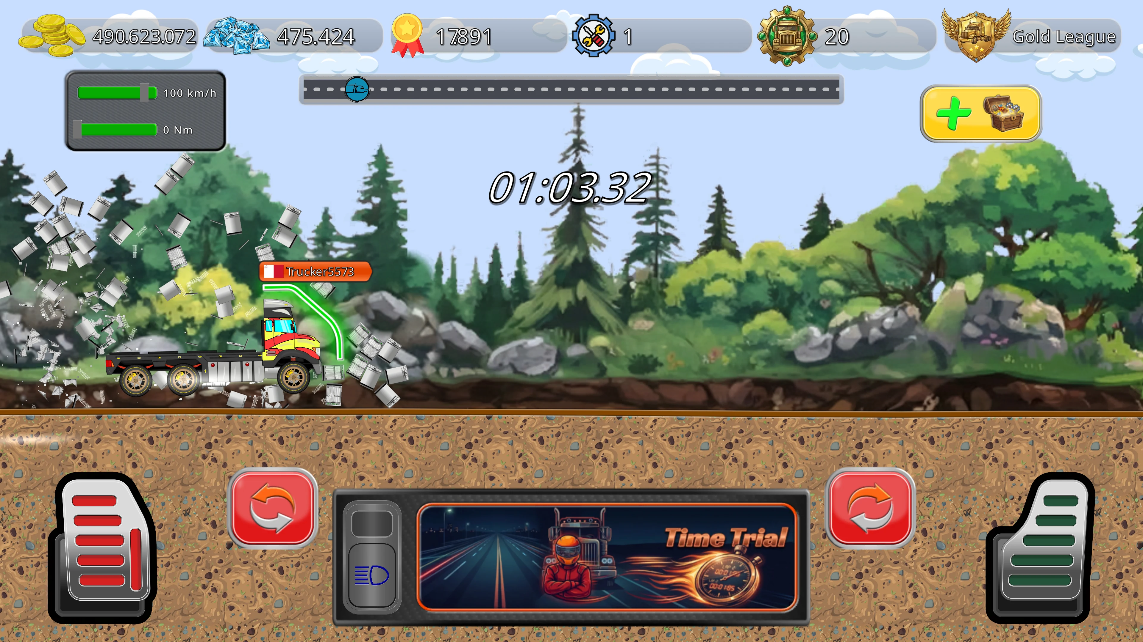 Hill Cargo Trucker: Offroad screenshot